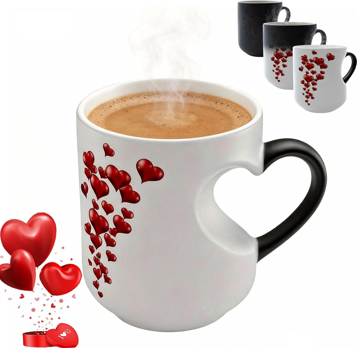 Heart Shape Magic Mug