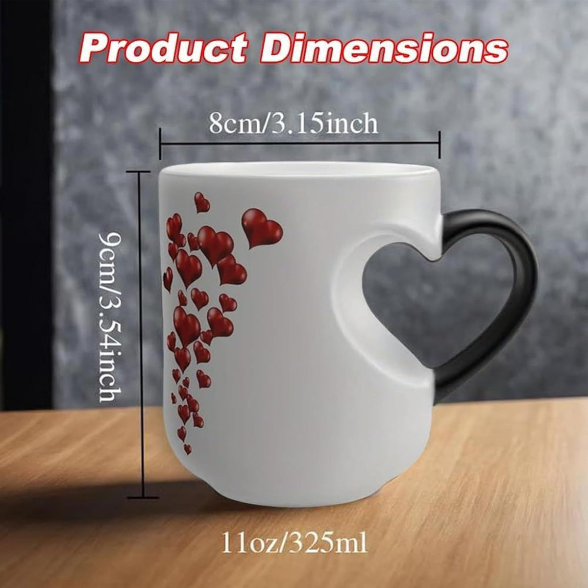 Heart Shape Magic Mug