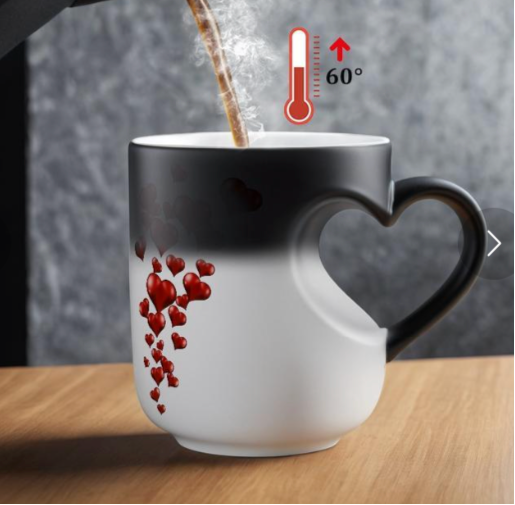 Heart Shape Magic Mug